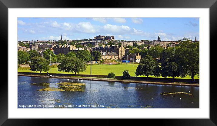 Inverleith Park, Edinburgh Framed Mounted Print by Craig Brown