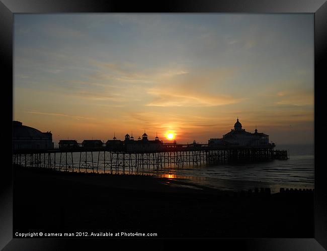 Eastbourne Dawn Framed Print by camera man