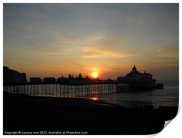 Eastbourne Dawn Print by camera man