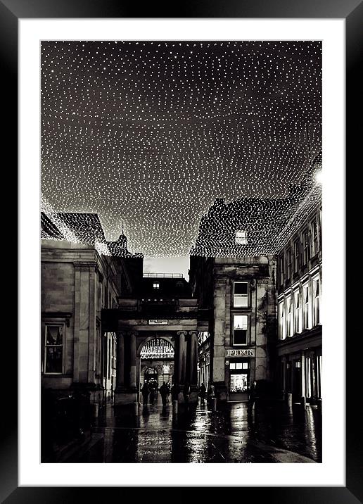 Glasgow Royal Exchange Square Framed Mounted Print by Sam Smith