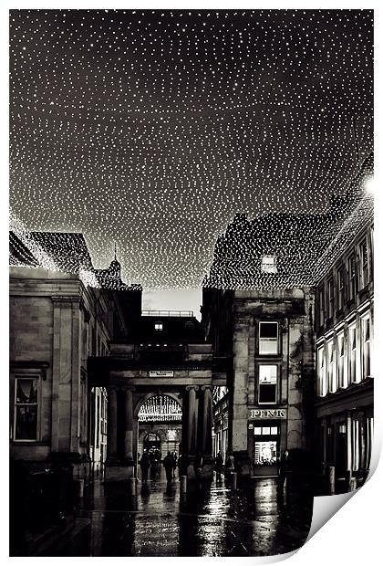 Glasgow Royal Exchange Square Print by Sam Smith