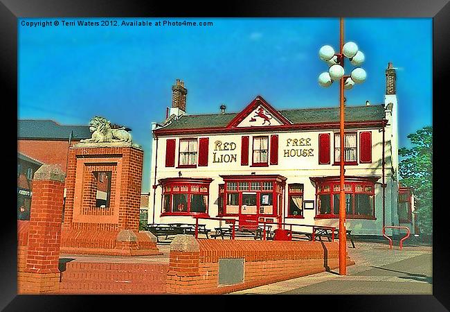 The Red Lion Pub Bitterne Southampton Framed Print by Terri Waters