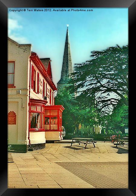 The Red Lion and Bitterne Church Framed Print by Terri Waters