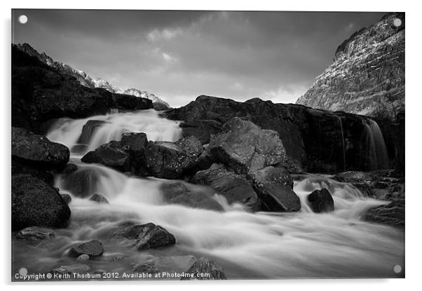 Glencoe River Acrylic by Keith Thorburn EFIAP/b