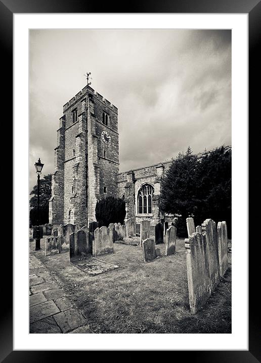 All Saints Church in Maidstone Framed Mounted Print by Daniel Zrno