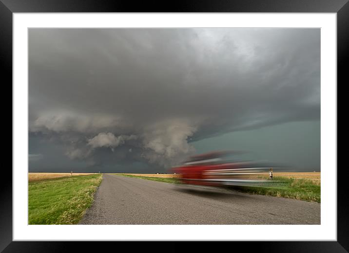 Into The Storm Framed Mounted Print by mark humpage