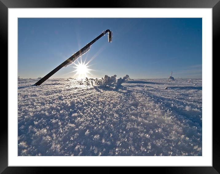 Sunrise Frozen Arctic Framed Mounted Print by mark humpage