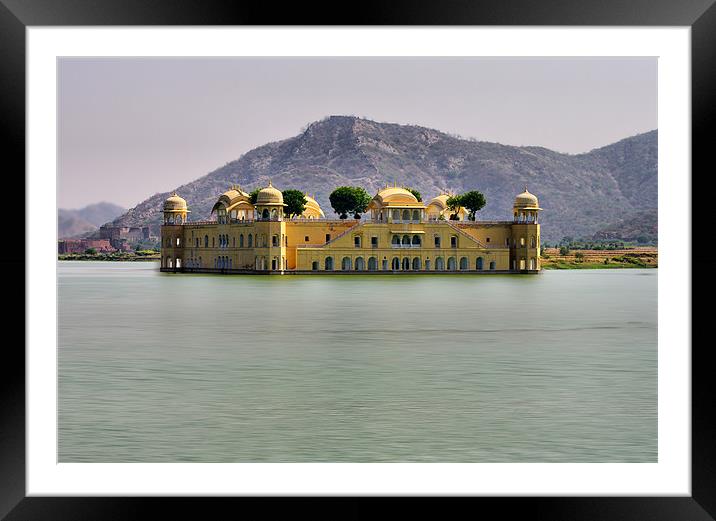 The Lake Palace, Jaipur, India Framed Mounted Print by Jacqi Elmslie