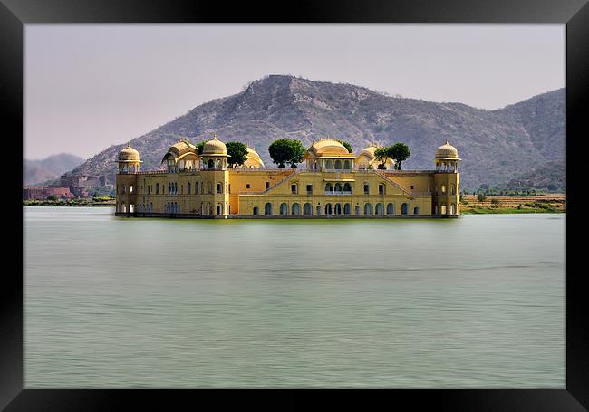 The Lake Palace, Jaipur, India Framed Print by Jacqi Elmslie