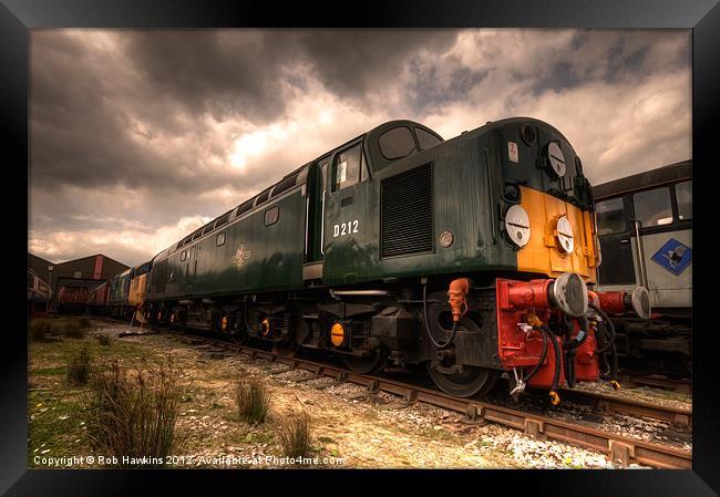 The BR class 40 Framed Print by Rob Hawkins