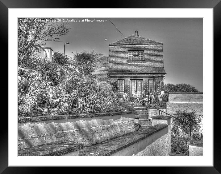 House in Filey Framed Mounted Print by Allan Briggs