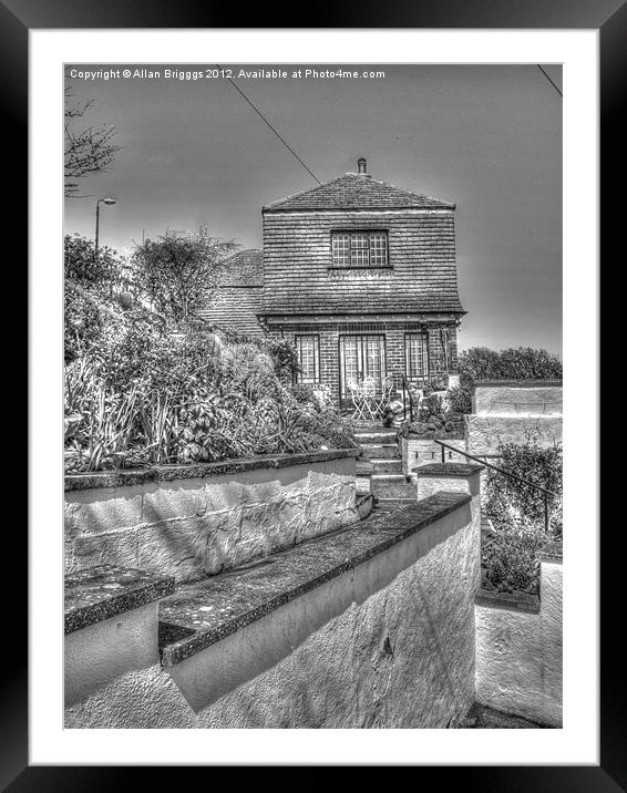 House in Filey Framed Mounted Print by Allan Briggs