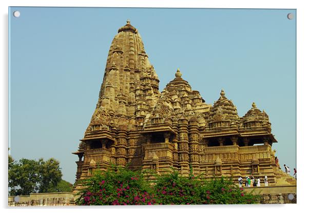 Khajuraho Temples India Acrylic by Jacqi Elmslie