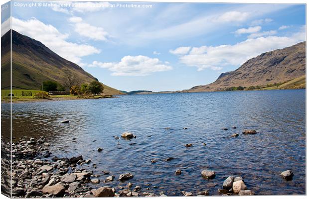 Wastwater Screes Canvas Print by Mohit Joshi
