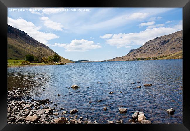 Wastwater Screes Framed Print by Mohit Joshi