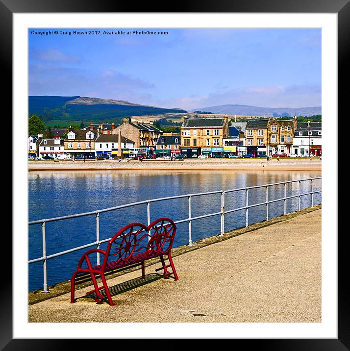Helensburgh Scotland Framed Mounted Print by Craig Brown