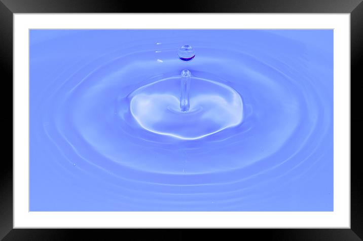 BLUE WATER Framed Mounted Print by Clive Eariss
