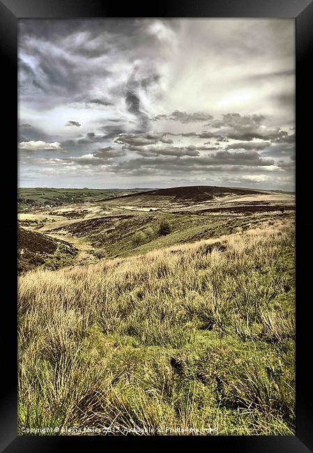 Exmoor View Framed Print by Alexia Miles