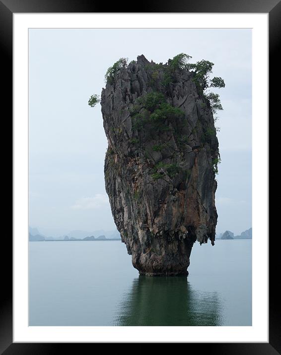 James Bond Island, Thailand Framed Mounted Print by Lucy Driver