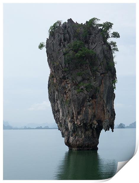 James Bond Island, Thailand Print by Lucy Driver