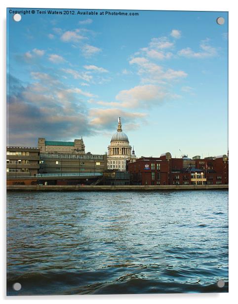 St Paul's Cathedral London Acrylic by Terri Waters