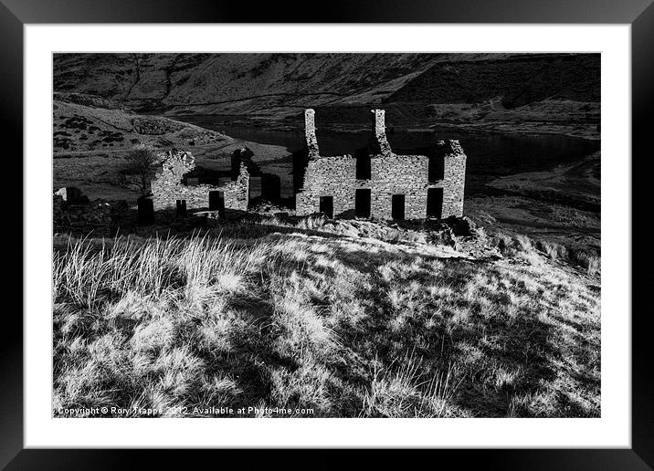 Cwmorthin barracks Framed Mounted Print by Rory Trappe