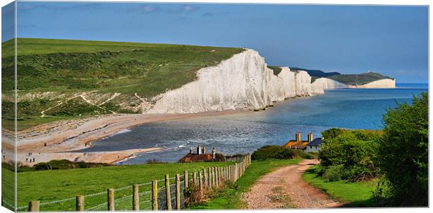 The Seven Sisters Canvas Print by Gillian Oprey