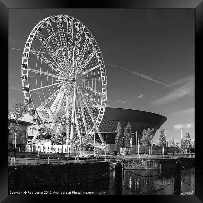 Big wheel, Liverpool Framed Print by Rob Lester