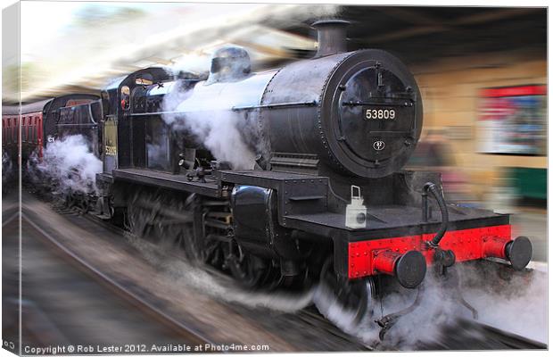 locomotive 53809 Canvas Print by Rob Lester