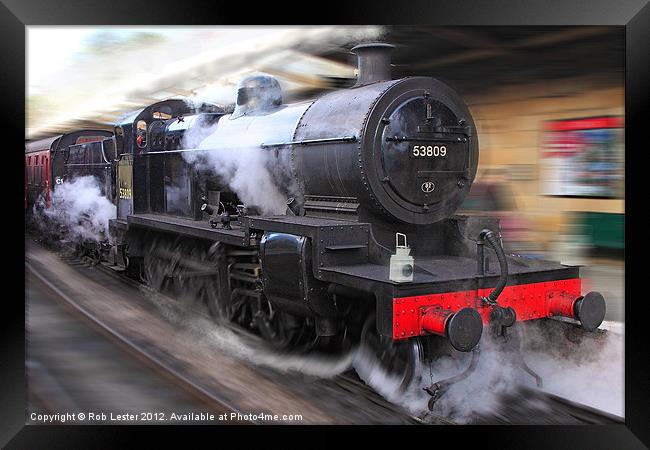 locomotive 53809 Framed Print by Rob Lester