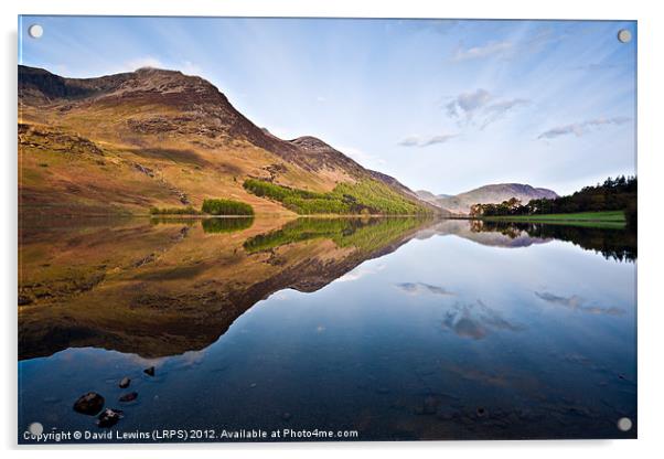 Buttermere Reflections Acrylic by David Lewins (LRPS)
