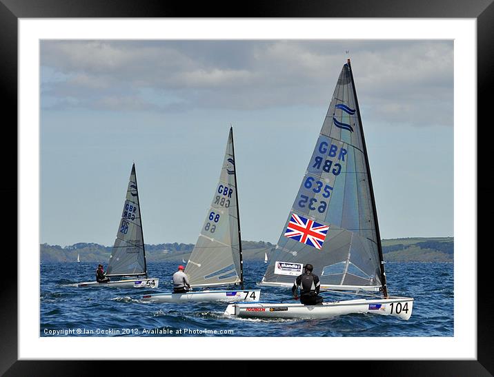 Team GB Sailing Framed Mounted Print by Ian Cocklin