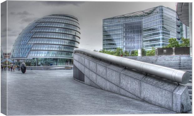 GLC offices on the Southbank London Canvas Print by David French
