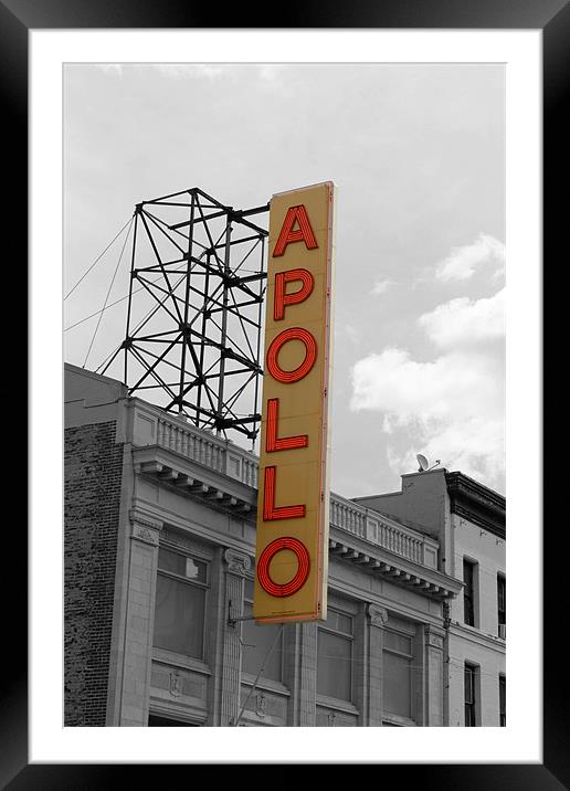 The Apollo Theatre Harlem Framed Mounted Print by Danny Thomas