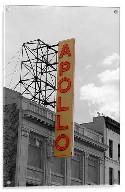 The Apollo Theatre Harlem Acrylic by Danny Thomas