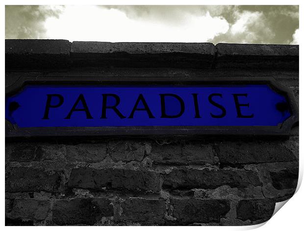 Paradise Print by Ade Robbins