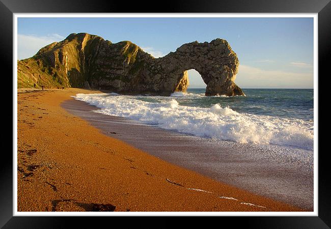 Durdle Door, Dorset, UK Framed Print by Colin Tracy