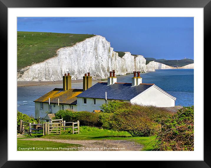 The Seven Sisters Framed Mounted Print by Colin Williams Photography