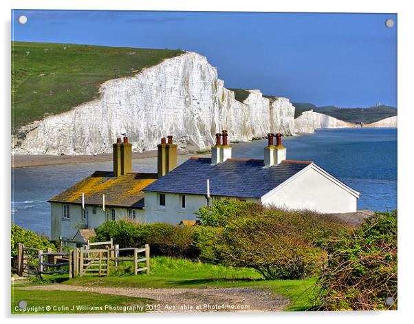 The Seven Sisters Acrylic by Colin Williams Photography