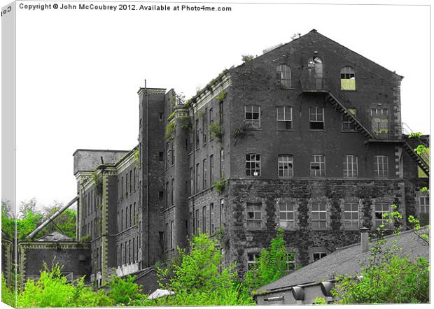 The Barbour Mill Canvas Print by John McCoubrey