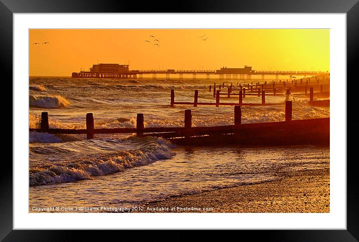 Breaker Breaker Framed Mounted Print by Colin Williams Photography