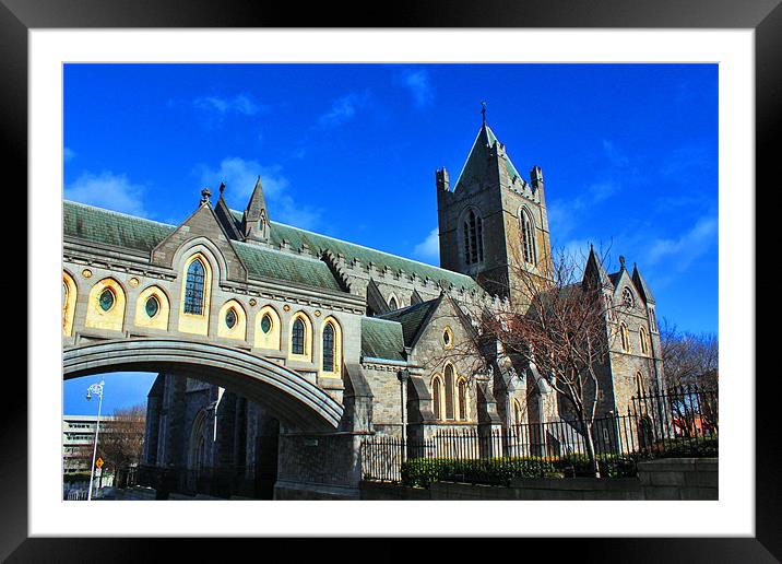 Christ Church Cathedral Framed Mounted Print by Jeff Stein