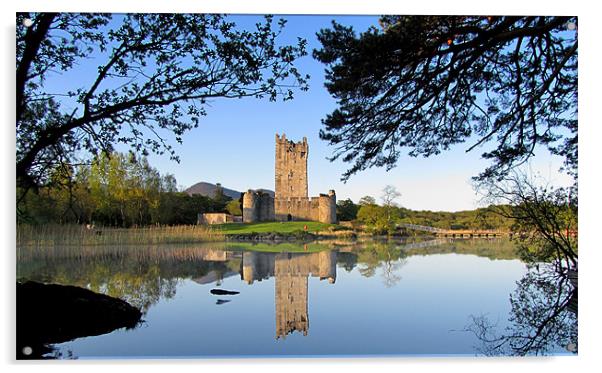 Ross Castle Acrylic by barbara walsh