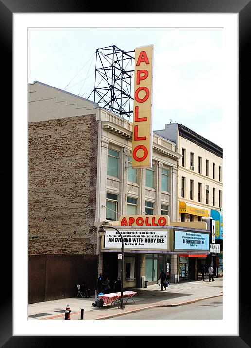 The Apollo Theatre Framed Mounted Print by Danny Thomas