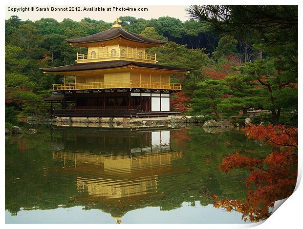 Golden Temple Kyoto Print by Sarah Bonnot
