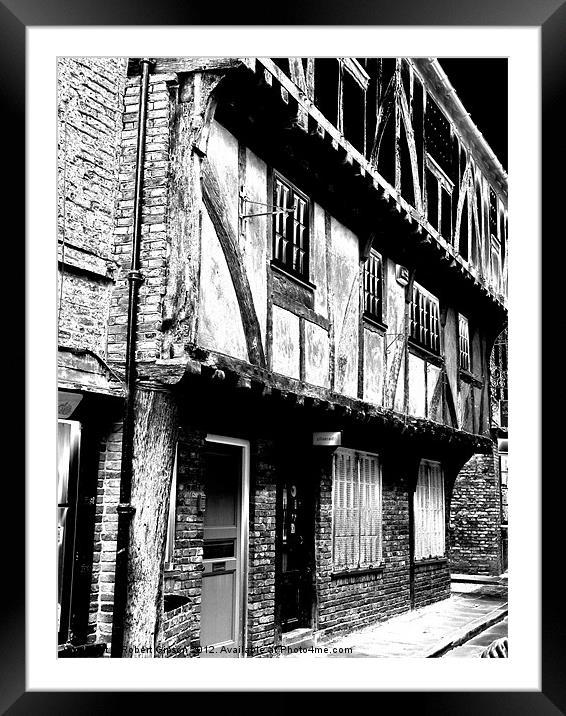 Shambles Street of York Framed Mounted Print by Robert Gipson