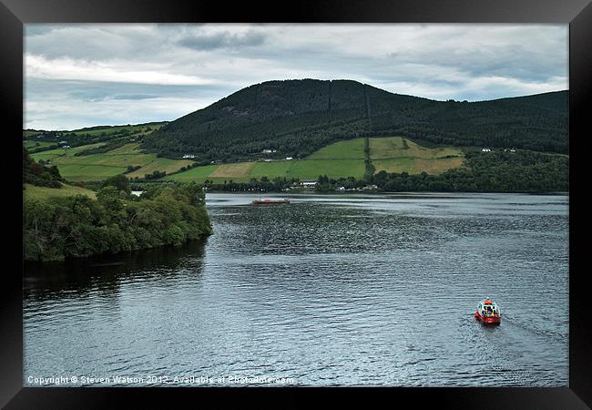 Loch Ness Framed Print by Steven Watson