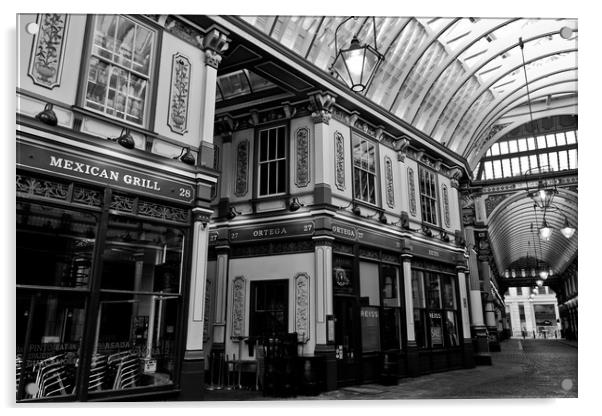 Leadenhall Market London Acrylic by David Pyatt