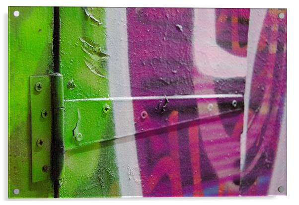 Graffiti Image - London Spray paint Acrylic by Imran Soomro