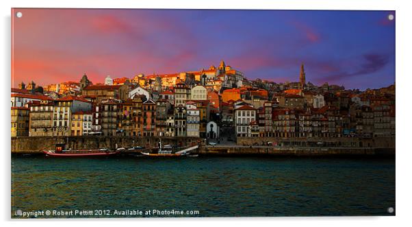 Old Porto Acrylic by Robert Pettitt